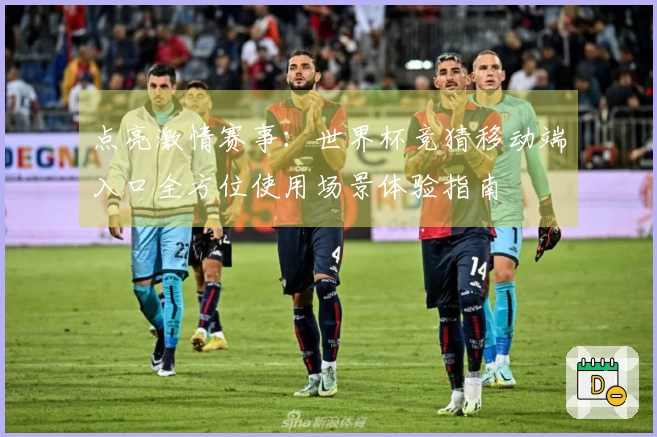 点亮激情赛事：世界杯竞猜移动端入口全方位使用场景体验指南